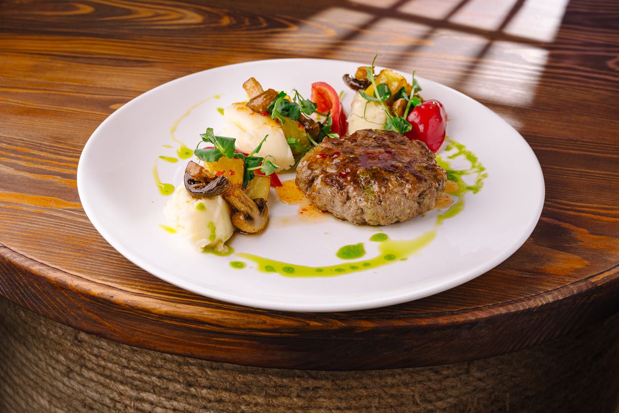 фото-Рубленная котлета из телятины